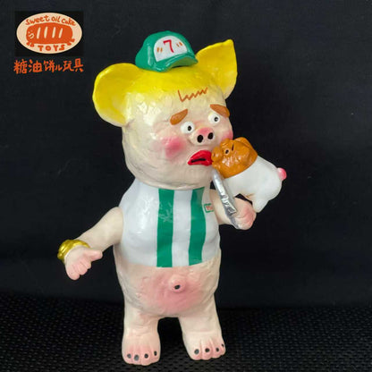 豬頸肉  打工人配色 （小豬為菸蒂配色）