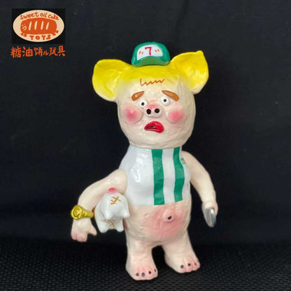 豬頸肉  打工人配色 （小豬為菸蒂配色）