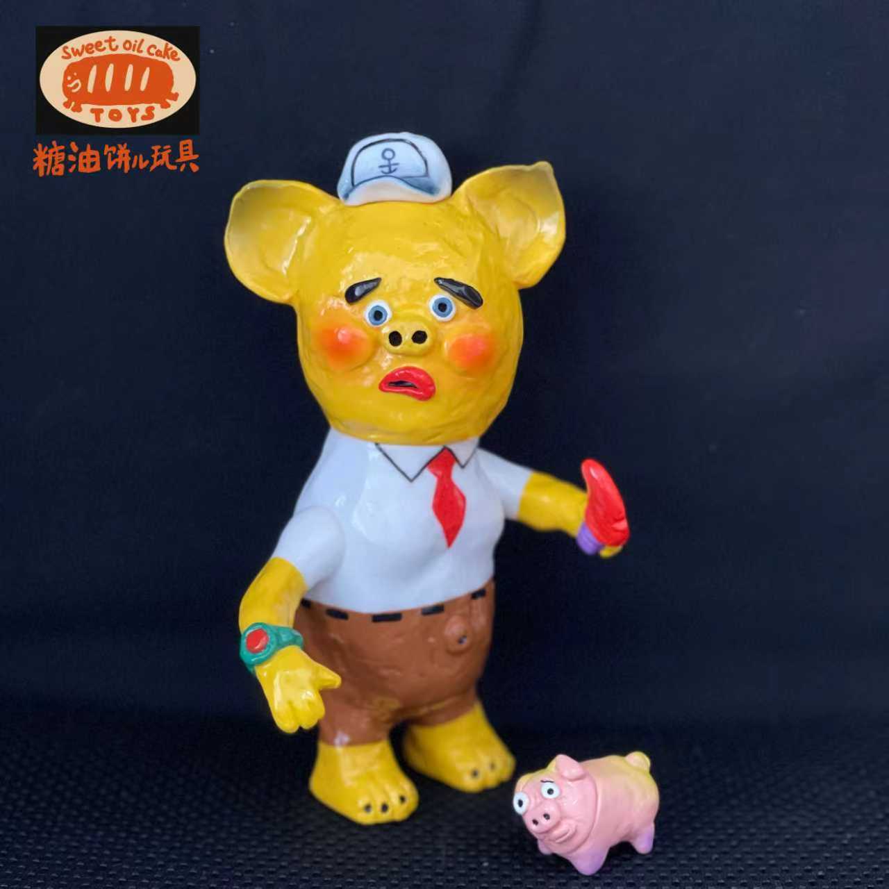 豬頸肉  海綿泡泡配色 （小豬為胖大星配色）