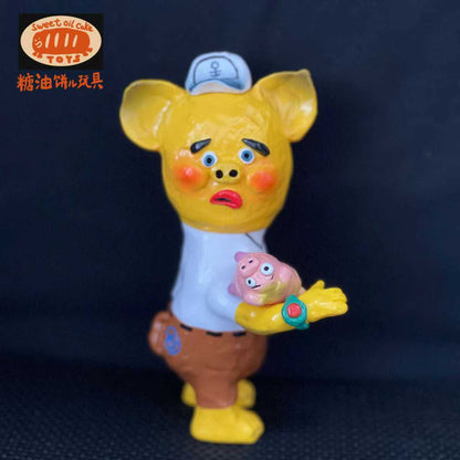 豬頸肉  海綿泡泡配色 （小豬為胖大星配色）